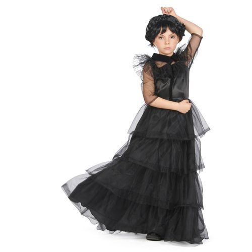 Déguisement Robe De Bal Gothique Fille - Taille: L 10-12 Ans (130-140 Cm)