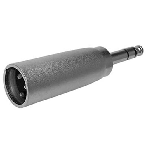 Adaptateur XLR 3 Broches Mâle vers Jack 6.35 Mâle STEREO
