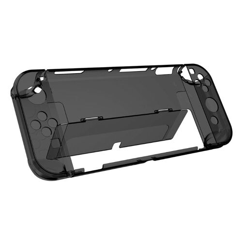 Coque rigide en cristal avec couvercle rabattable, boîtier de protection de remplacement, pièce de rechange Compatible avec interrupteur pour Console de jeu OLED