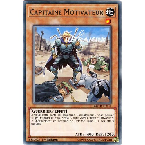 Yu-Gi-Oh! - Cotd-Fr031 - Capitaine Motivateur - Rare