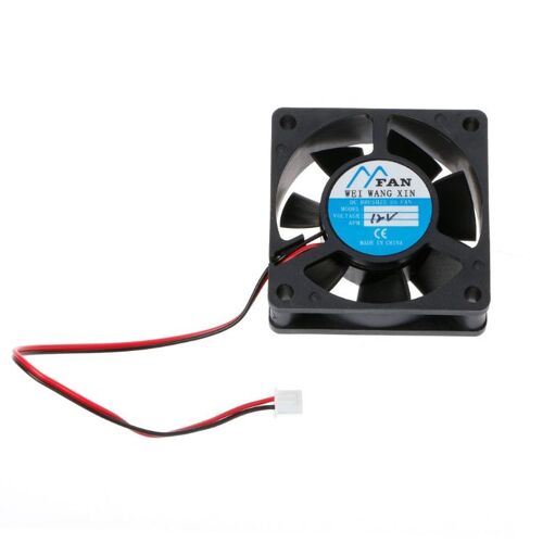 Refroidisseur Axial sans balais pour PC, 60mm × 60mm × 20mm DC 12V, 2 broches, boîtier CPU, ventilateur 6020 Q1JC
