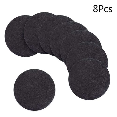Carton Rond Noir Pour Peinture Mandala, 8 Pièces, Papier Pour Bricolage, Fournitures Artistiques