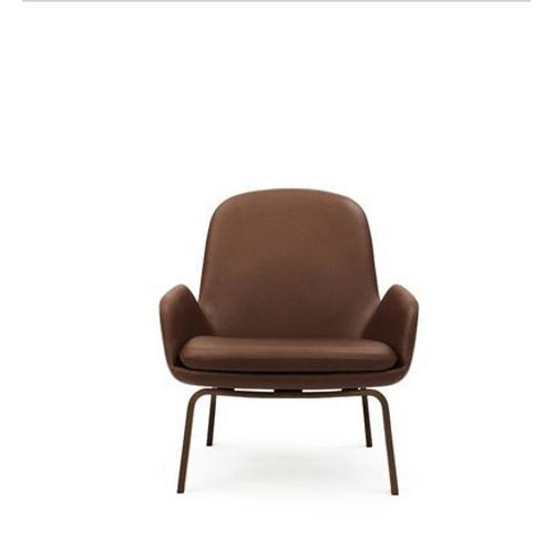 Fauteuil Era Avec Structure En Bois - Noyer/ Tango Cuir 41598