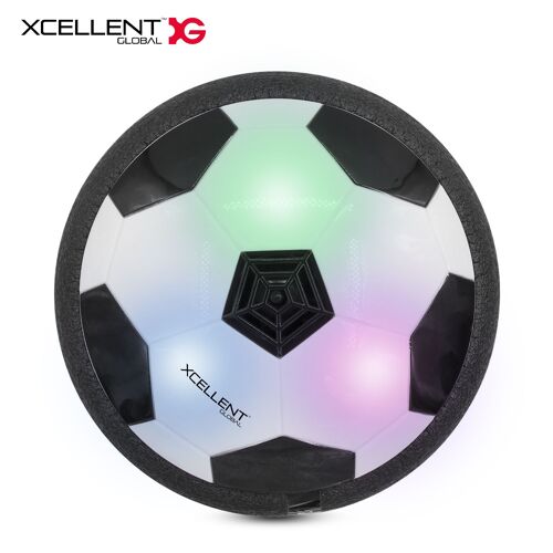 Xcellent Global Air Power Soccer, Ballon De Football Aéroglisseur, Disque Led Lumineux, Jouet Pour Enfant D'extérieur Et D'intérieur, Avec Un Pare-Chocs En Mousse Ty011