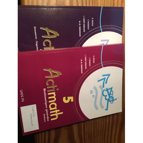Actimath 5 / 4 Heures ¿ Manuel En 2 Tomes