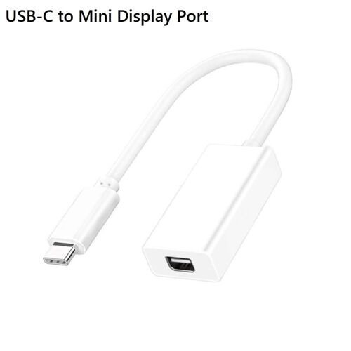 Adaptateur de Port d'affichage USB-C vers Mini USB 3.1 Type C (Thunderbolt 3) vers Thunderbolt 2 pour MacBook Pro