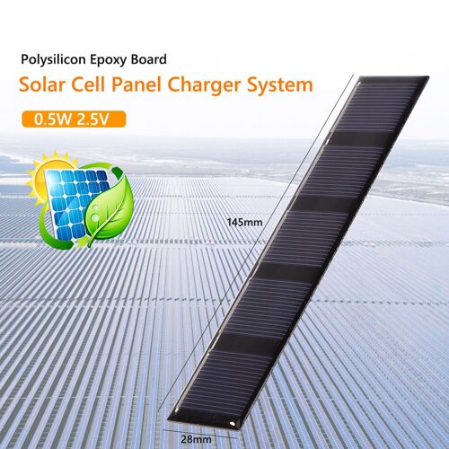 Système De Chargeur De Batterie Solaire 0.5w 2.5v, 2022 Cellules, Pack De Batterie, Panneaux Solaires Portables Pour L'Extérieur, Éclairage D'Urgence De Camping