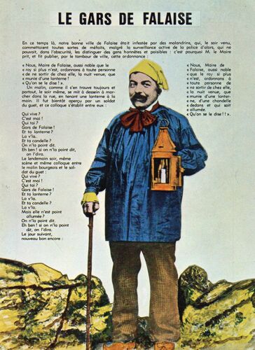 Carte Postale Écrite Le Gars De Falaise - Calvados - Editions Artaud Freres