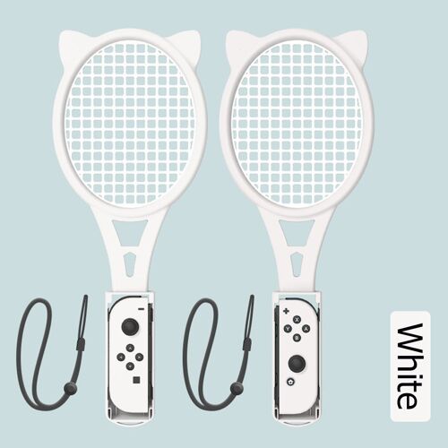 Raquette De Tennis Pour Nintendo Switch Oled Pour Mario Tennis Aces/Joy-Con Poignée Contrôleur De Jeu De Tennis Poignées Jeux De Manette Manette