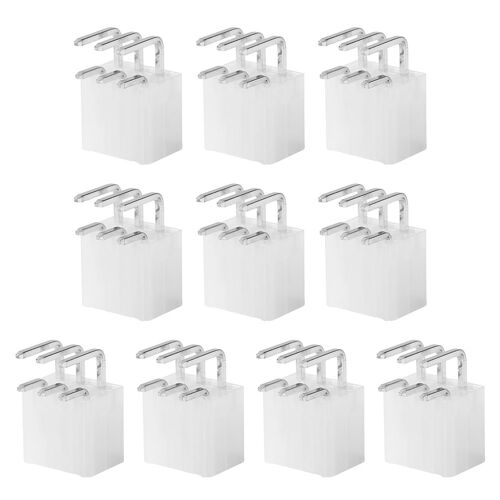Connecteur d'alimentation de remplacement, 6 broches, 10 pièces, pour BTC ETH LTC ZEC pour Asic Antminer, pour le minage