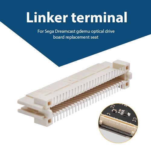 Connecteur De Fente Btb, Borne De Carte À Carte, Accessoires De Carte De Lecteur Optique 50 Broches 2x25p Pour Sega Dreamcast Gdemu