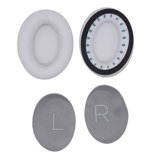 Oreillettes en cuir protéiné de remplacement, 2 pièces, coussinets d'oreille compatibles avec les écouteurs sans fil BOSE QC45