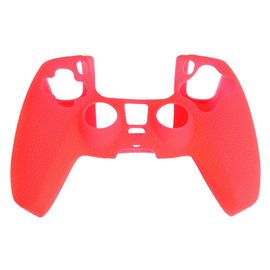 Housse En Silicone Texture Cuir Pour Contrôleur Sans Fil Ps 5 Ps5, Accessoires De Machine Électronique