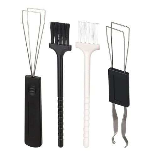 Extracteur de touches de clavier mécanique universel, avec brosses, pour fil Cherry MX, jeu de brosses de nettoyage de clavier, 4 pièces