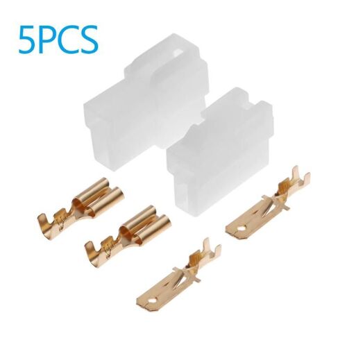 Connecteur d'alimentation cc à 2 broches, Type T, prise femelle mâle pour véhicule, pour câble Radio VHF/UHF Yaesu, 1 ensemble/5 ensembles/10 ensembles