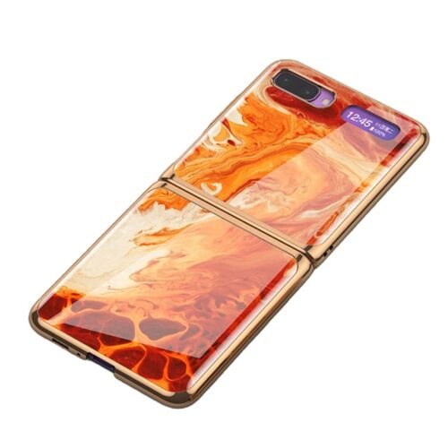 Étui En Vitrail Pc Standard Confortable À Tenir, Pour Samsung Galaxy Z Flip