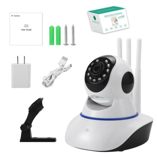 Caméra dôme sans fil 720P pour l'intérieur, vidéosurveillance bidirectionnelle, 360 degrés, moniteur pour bébé, sécurité vidéo, Webcam