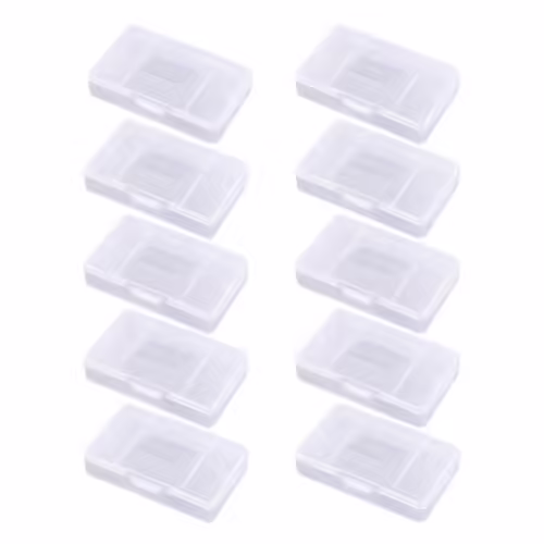 Lot De 10 Cartes De Jeu En Plastique Transparent, Étui À Cartouche, Housse Anti-Poussière Pour Nin Tendo Game Boy Advance Gba