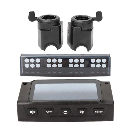 Kit De Skateboard Avec Poignée À 2 Pouces, Boîtier De Lampe Antidérapant, Couvercle D'écran Compatible Avec Scooter Électrique Kugoo S1 S2 S3