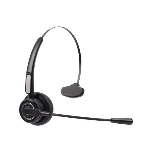 Casque d'écoute bluetooth avec Microphone, casque d'écoute sans fil, point unique, réduction du bruit, réglable, pour Center d'appel de bureau