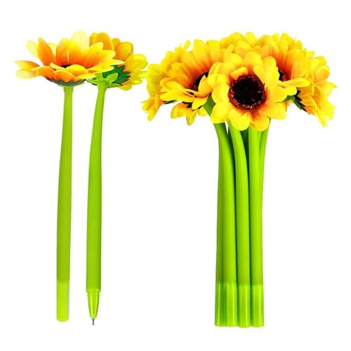 Stylo Gel Helianthu De Style Japonais, 16 Pièces, Papeterie Créative Et Fournitures Scolaires De Bureau Pour Étudiants, Ensemble De Stylos D'écriture Kawaii