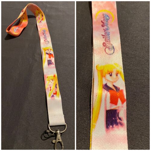 Cordon , Porte Clé , Clef , Clefs Sailor Moon Rose