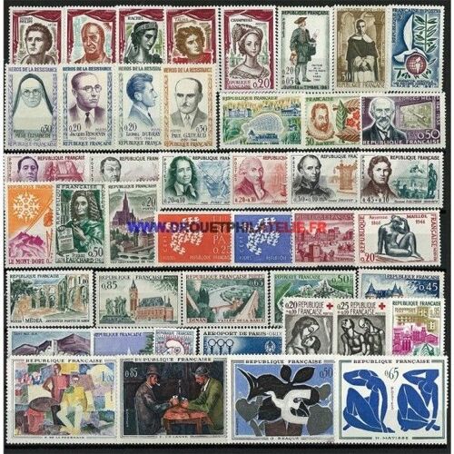 France 1961 Annee Complete Neuf **