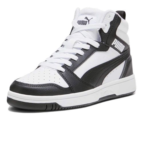 Chaussures Rebound V6 Mid Jr 393831s01 Blanc