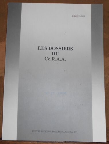 Les Dossiers Du Cer.A.A. N°27