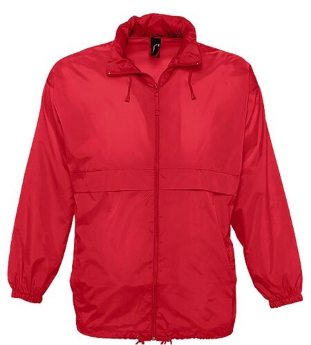 Veste Coupe-Vent Imperméable - Unisexe - 32000 - Rouge