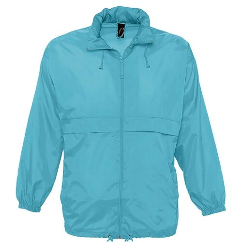 Veste Coupe-Vent Imperméable - Unisexe - 32000 - Bleu Atoll