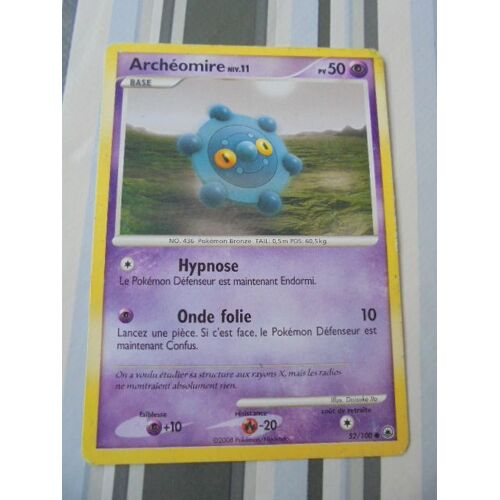 Carte Pokemon Aube Majestueuse  Archéomire 52/100