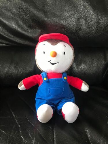 Doudou Peluche Tchoupi Casquette Rouge 26cm
