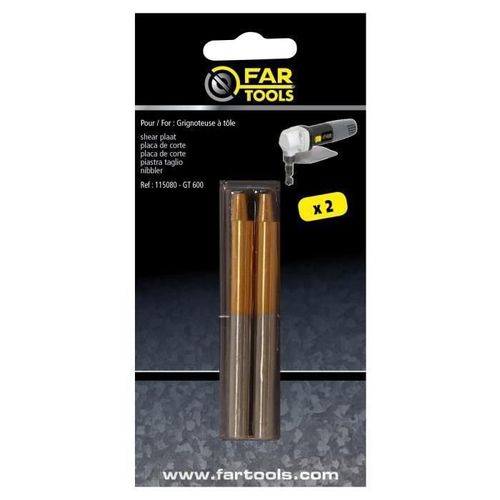 FARTOOLS 2 poinçons pour grignoteuse FARTOOLS GT 600
