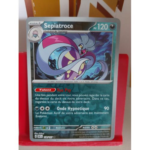 Carte Pokémon Sepiatroce 138/197 Reverse Flammes Obsidiennes