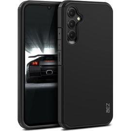 TRAHOO-Coque pour Samsung A34 5G, Housse Etui pour Samsung Galaxy A34 5G Antichoc Survivor Double Protection Resistante, Noir