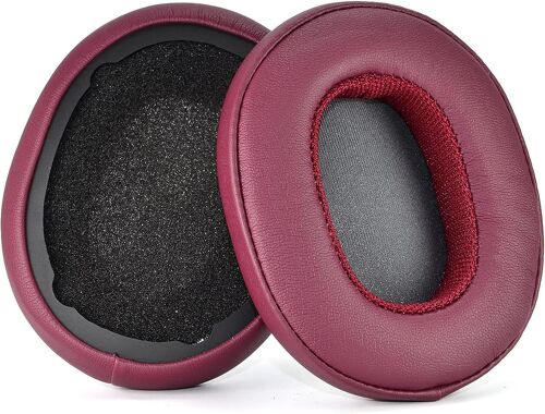 Coussinets de Rechange pour Casque Skullcandy Crusher 3.0 Wireless HESH3/Oreillettes/Cache-Oreilles/pièces de réparation,Rouge