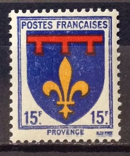 Blasons - Armoiries De Provinces - 1943 - Provence 15f (Impeccable N° 574) Neuf** Luxe (= Sans Trace De Charnière) - N17903