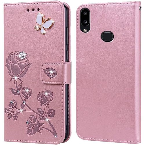 Coque Pour Samsung Galaxy A10s Housse,Fonction De Support,Fente Pour Carte,Silicone Tpu,Flip ¿¿Tui Case Pour Samsung Galaxy A10s(6.2"")