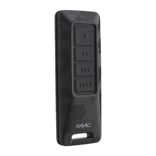 Télécommande FAAC XT4 FDS Noir (Réf : 787018) double fréquence