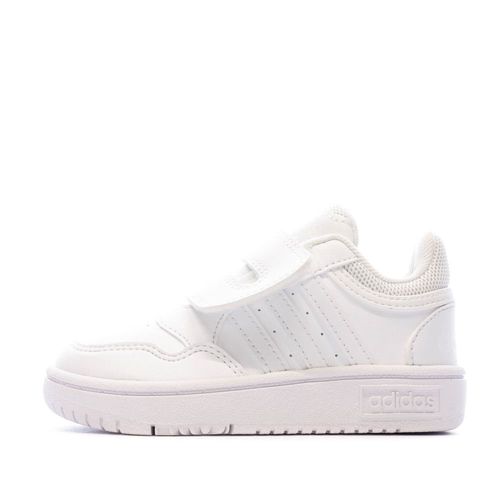 Baskets Blanches Garçon Adidas Hoops 3.0