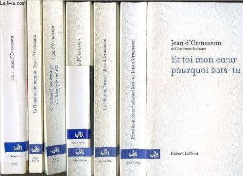 Lot De 6 Livres : La Creation Du Monde - Et Toi Mon Coeur Pourquoi Bats-Tu - Une Fete En Larmes - Qu'ai-Je Donc Fait - C'est Une Chose Etrange A La Fin Que Le Monde - Voyez Comme On Danse