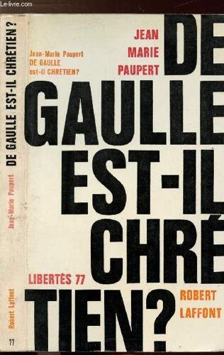 De Gaulle Est-Il Chretien ?