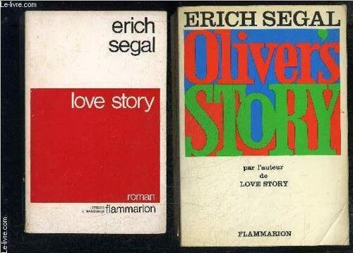 1 Lot De 2 Livres Differents De Erich Segal: Love Story- Oliver's Story