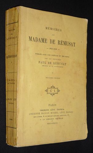Mémoires De Madame De Rémusat, 1802-1808 (Tome 1)