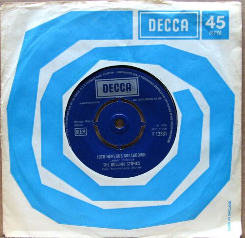 As Tears Go By/19th Nervous Breakdown