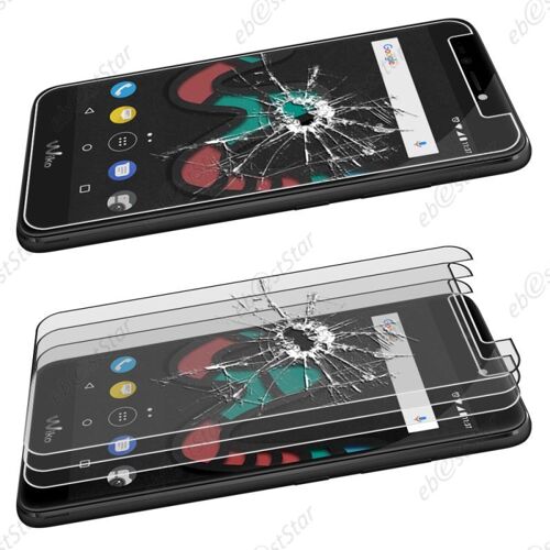Ebeststar ® X3 Verre Trempé Vitre Anti Casse Protecteur Écran Anti-Rayure Anti Choc Pour Wiko Upulse Lite [Dimensions Precises De Votre Appareil : 144 X 72 X 8.4 Mm, Écran 5,2''] [Note Importante Lire Description]