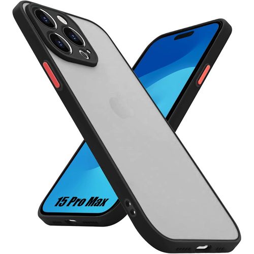 Coque Pour Iphone 15 Pro Max Protection Ultra Fin Antichoc Anti-Rayures Mat - Noir - Booling