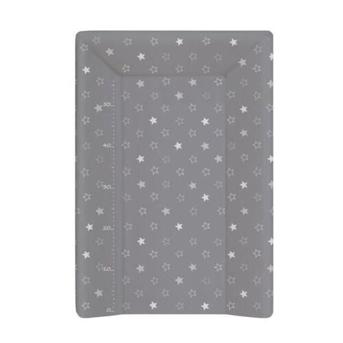 Babycalin Matelas A Langer Luxe 50 X 70 Cm Etoile Gris Foncé Toise Imprimée