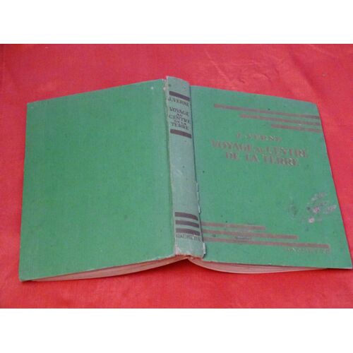 Voyage Aux Centre De La Terre - - - Jules Verne - Bibliothèque Verte - Hachette .Pas De Date .